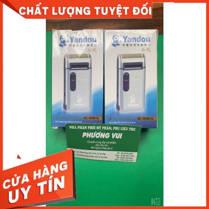 Máy cạo râu yandou cạo  râu khô dễ dàng thay thế lưỡi máy cạo râu mini | may cao rau rất tiên lợi khi mang theo du  lịch