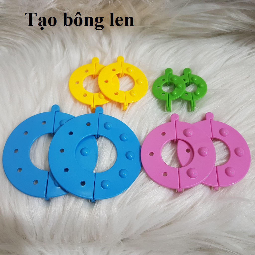 Dụng Cụ Tạo Bông Len - Pom Pom Maker Fluff Ball Weaver