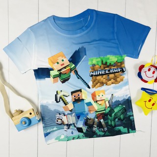 Áo thun Minecraft cho bé trai
