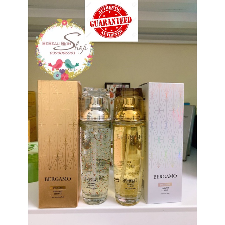 Bergamo - Serum Bergamo Essence 110ml [  Tinh Chất Bergamo Dưỡng Trắng, Nâng Cơ, Chống Lão Hóa ]