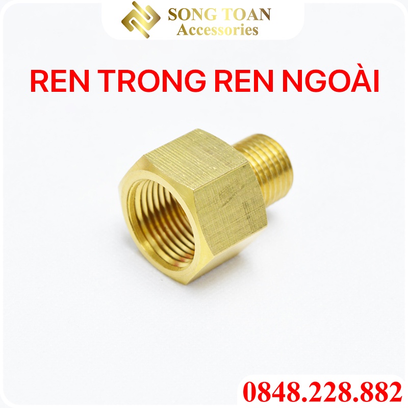 Nối Ren Trong Ren Ngoài & Lơ Thu & Sơ Mi - Đủ Các Size 9.6,13,17,21,27,34 - Đồng Thau