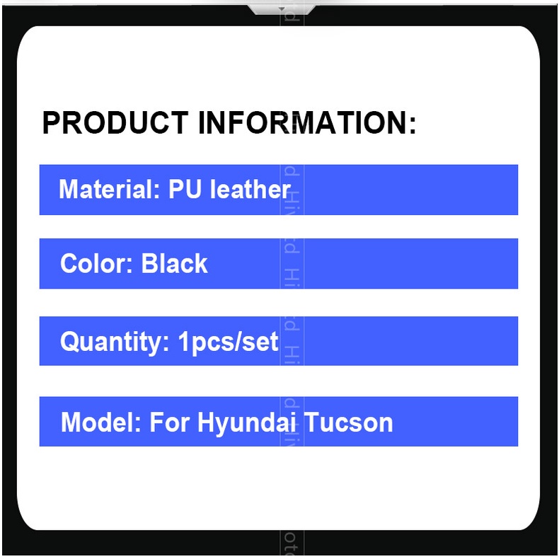 Miếng Dán Bảo Vệ Cản Sau Xe Hơi Bằng Da Cho Hyundai Tucson NX4 2021 2022