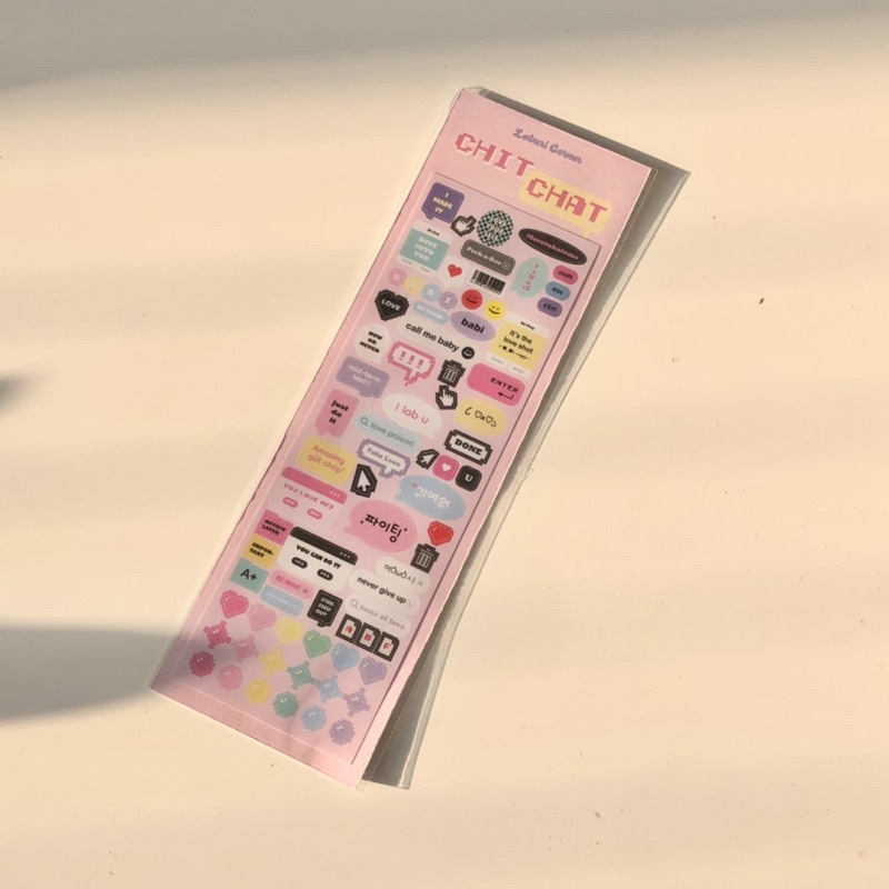 STICKER TRANG TRÍ ICON CHIT CHAT LẤP LÁNH🎱
