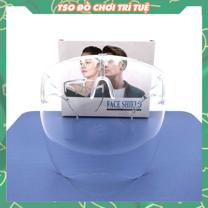 Mắt kính bảo hộ FACE SHIELD MASK chống giọt bắn, chống bụi che hết khuôn mặt bảo vệ mắt toàn diện