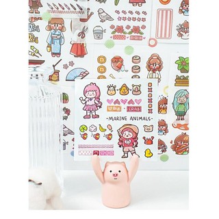1k STICKER HOẠT HÌNH 8*8