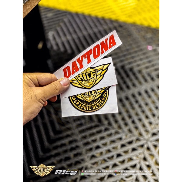 Tem dán logo DAYTONA