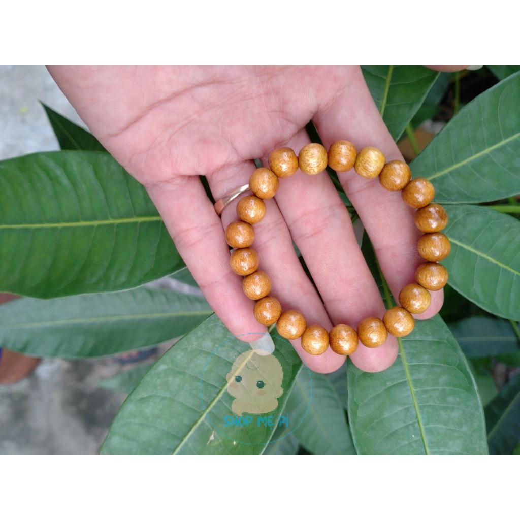 Vòng dâu tằm hạt 8mm dành cho người lớn (Tặng kèm dây chun và hạt)