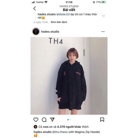 Pass hoodie zip HADES