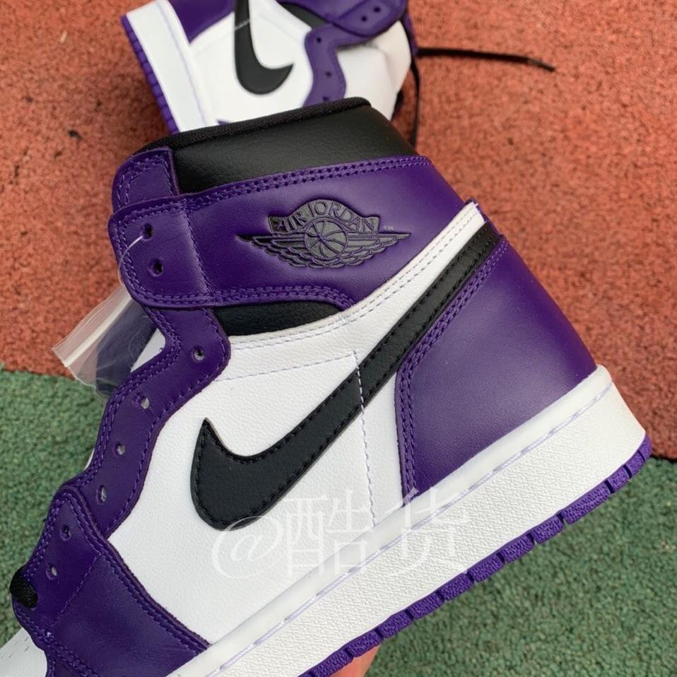 ⚡ [Đỉnh Cao] Giày Bóng Rổ Air Jordan 1 Court Phối Màu Tím Trắng Thời Trang Cho Nam TỐT . . 🎁 .. new 👟 . . | BigBuy360 - bigbuy360.vn