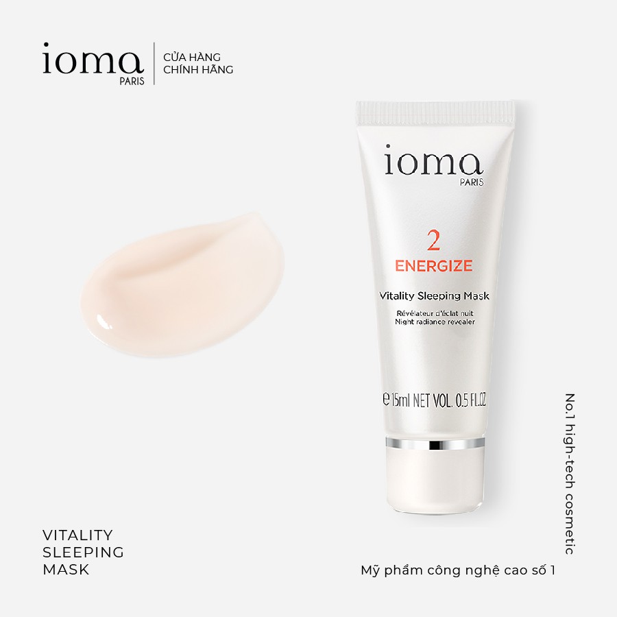 Mặt nạ ngủ tái tạo làn da Ioma Paris Vitality Sleeping Mask 15 gr