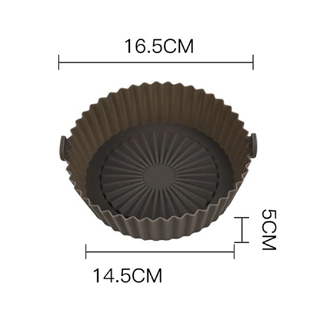 Tấm Lót Nồi Chiên Không Dầu Bằng Silicone Chịu Nhiệt Có Thể Tái Sử Dụng Tiện Lợi Dành Cho Nướng Bánh