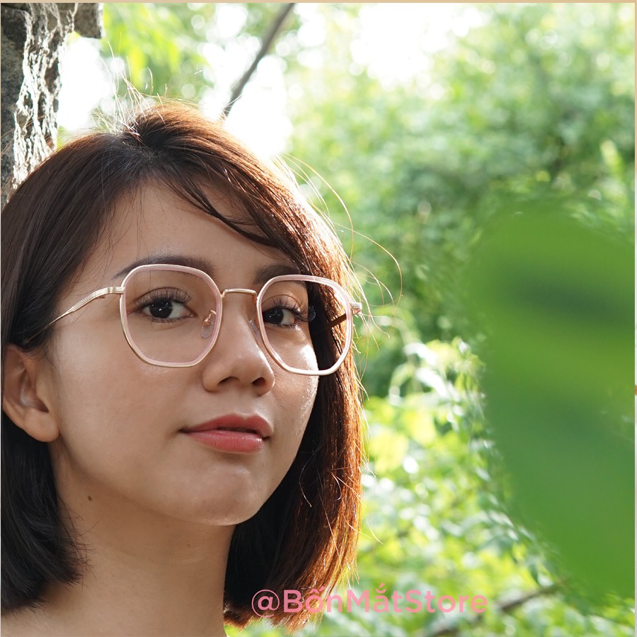 [Mã FARSSTGRE giảm 5K đơn bất kỳ] Gọng Kính Cận Thời Trang Nữ Form Đa Giác I096 (Tặng Hộp Khăn) | BigBuy360 - bigbuy360.vn