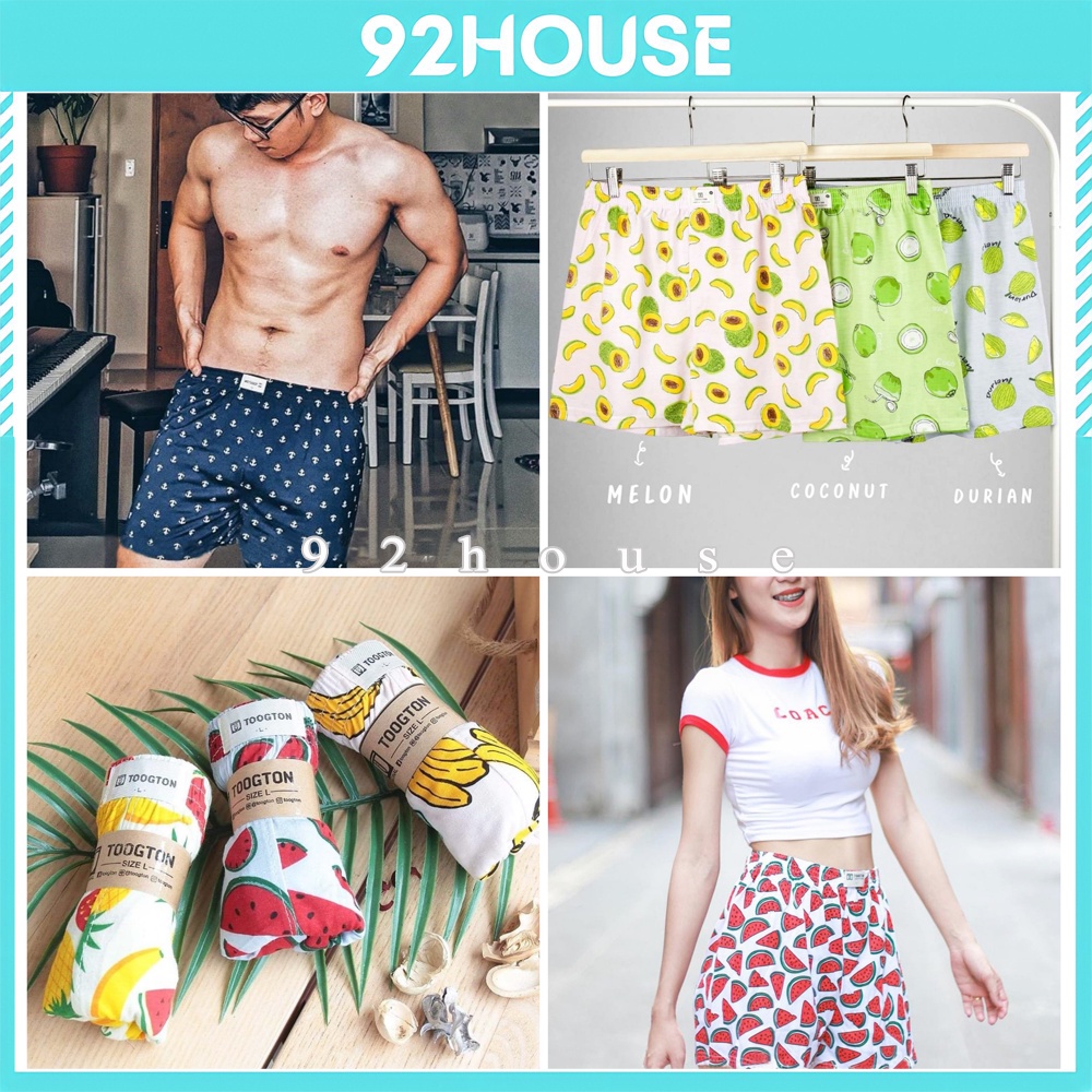 Quần short lửng nam nữ đều mặc được / Quần đùi thun mặc nhà thể thao thoáng mát phong cách unisex