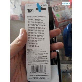 Pin AG13 LR44 (1 vĩ 10 viên)