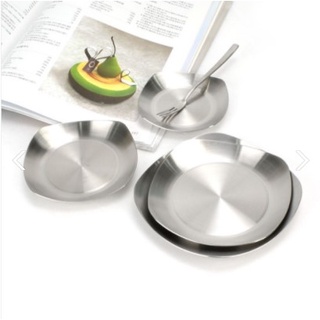 Đĩa inox vuông đựng banchan Hàn Quốc