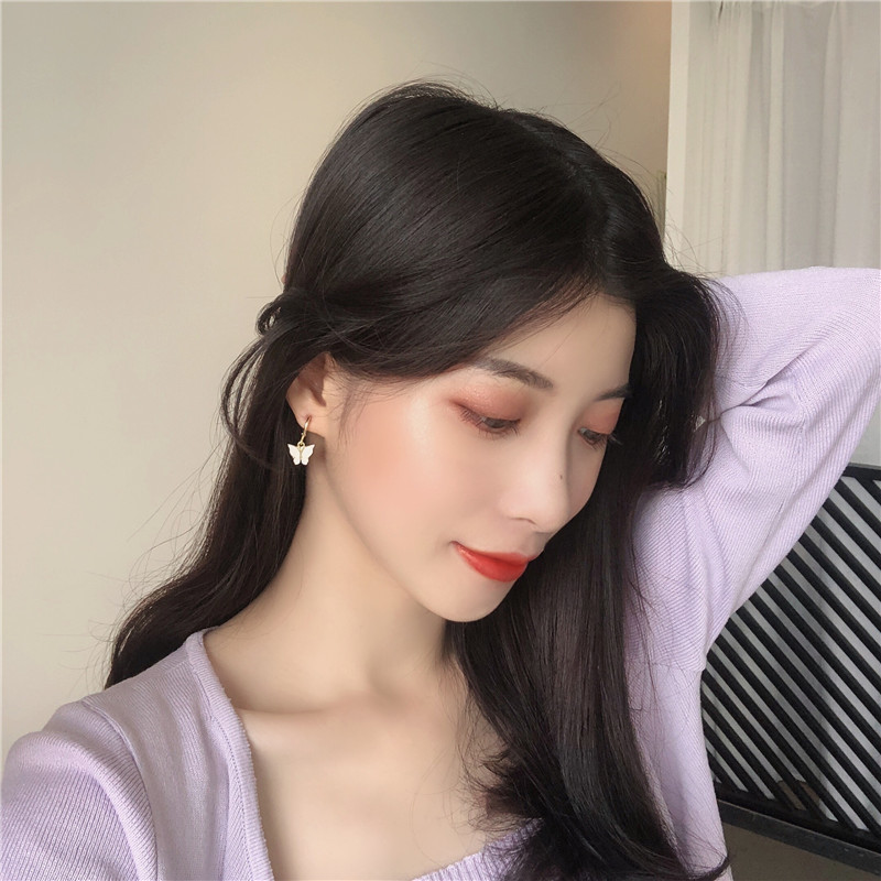 BUTTERFLY Hoa Tai Hình Bướm Phong Cách Hàn Quốc Cho Nữ