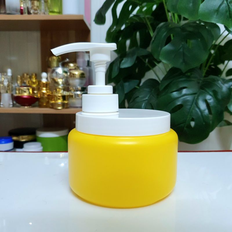 Hủ có vòi đựng kem body 500g, 1kg chiết kem, hủ đựng mỹ phẩm