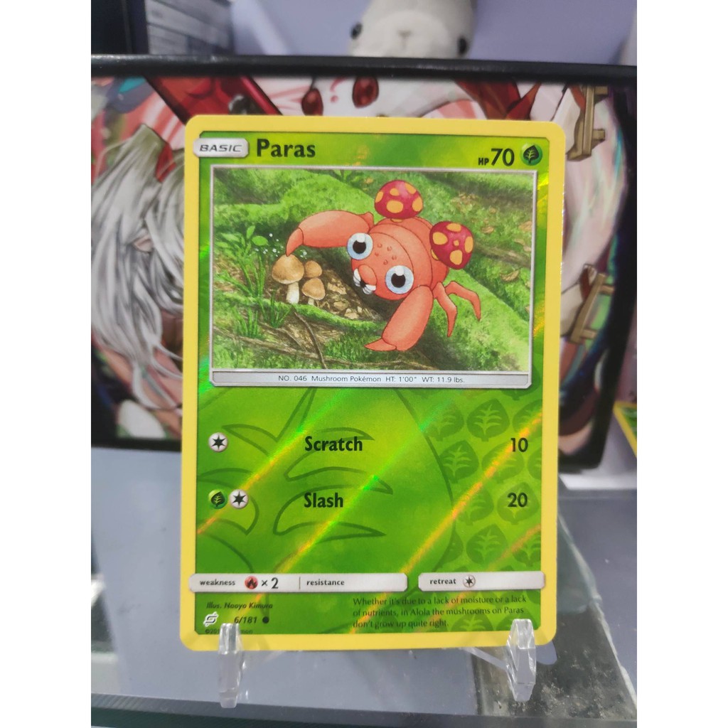 [ Dưa Hấu Yugioh ] Lá bài thẻ bài Pokemon Paras