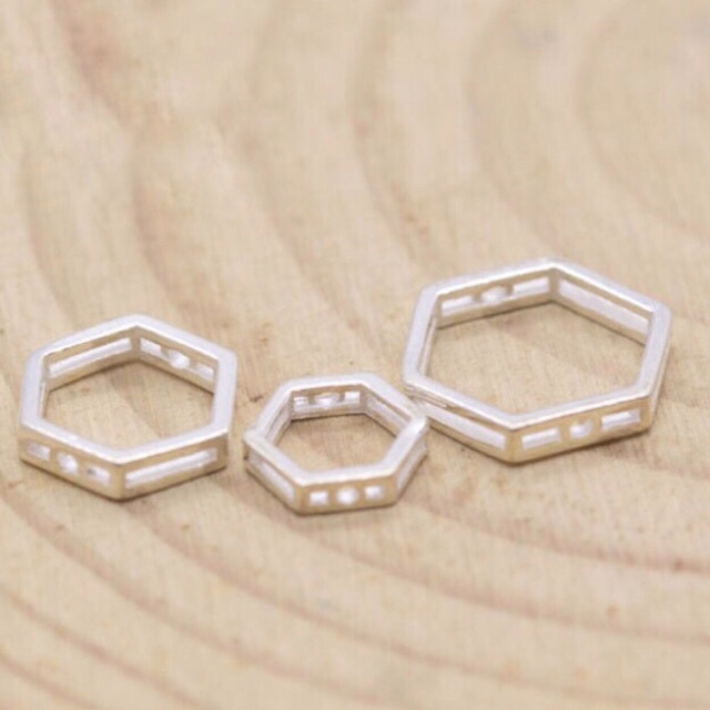 ✅ BÁN SỈ ✅ Charm bạc, khung đá bạc hàng đẹp - Bạc xịn loại 1, PH147