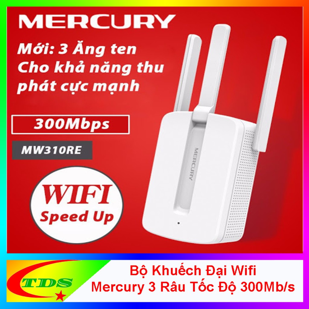 Kích Sóng Wifi Mercury 3 Râu MW302RE
