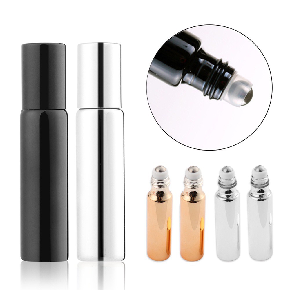 [Hàng mới về] Chai lăn mát xa mắt mini bằng thép không gỉ 10ml cao cấp tiện dụng