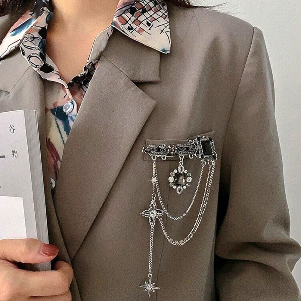 Ghim cài áo hình chìa khóa phong cách Hàn Quốc thời trang cho nam và nữ