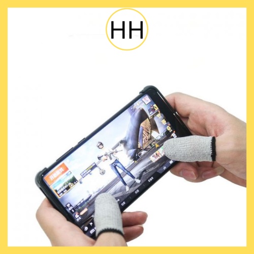 Bộ bao 2 ngón tay chuyên dùng chơi game mobile chống mồ hôi tay bằng sợi carbon Chơi Game Siêu mượt
