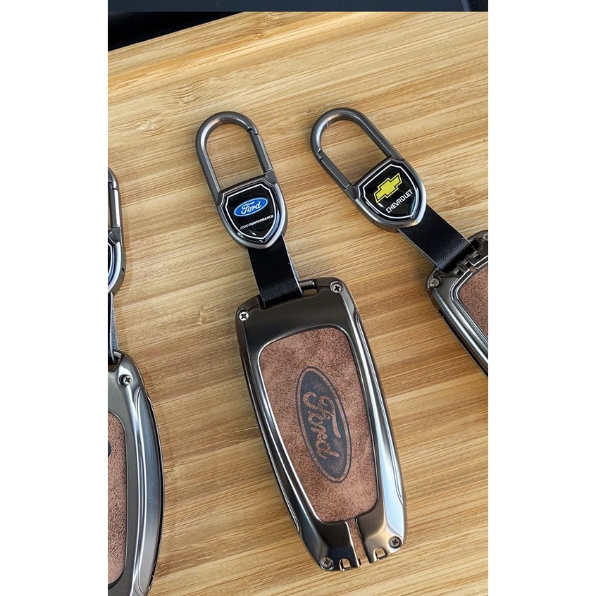 Ốp Chìa Khóa Xe Ford Ecosport, Focus, Everest, Ranger Raptor Wildtrax Hợp Kim Kẽm Cao Cấp