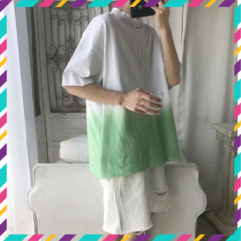 Áo Thun Tay Lỡ Phối Màu Siêu Hot🍁 Unisex nam nữ đều mặc được | BigBuy360 - bigbuy360.vn