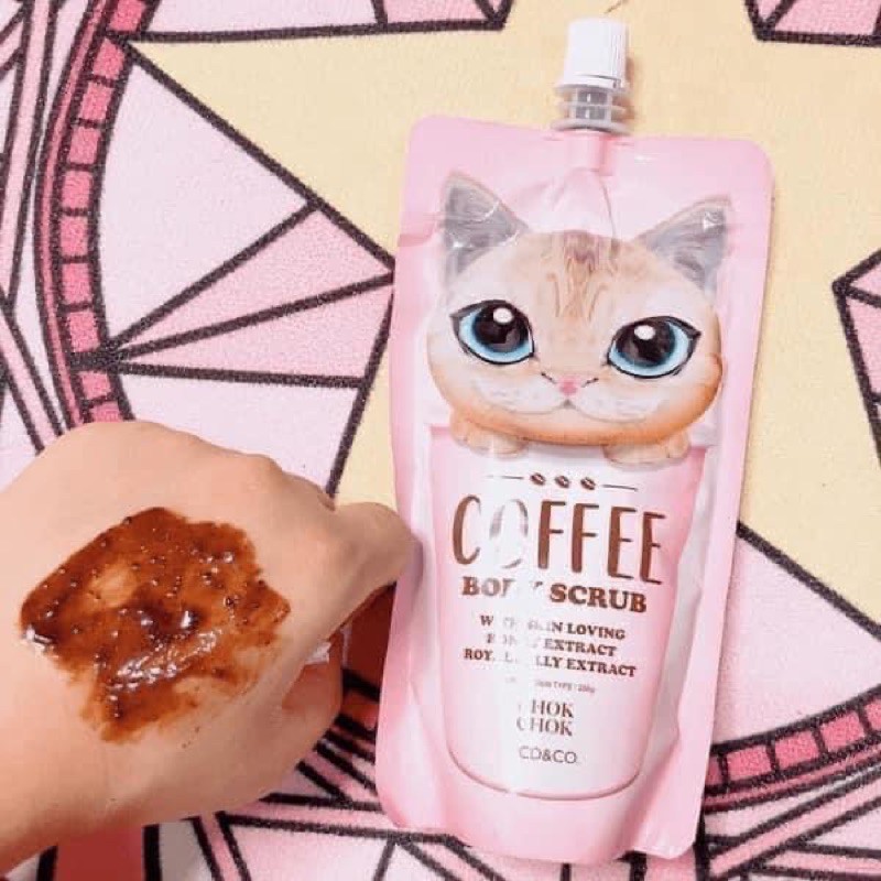 Túi Tẩy Tế Bào Chết Body Chok Chok Coffee Body scrub 200g | BigBuy360 - bigbuy360.vn
