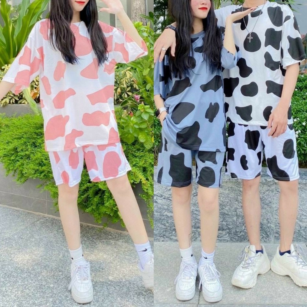 SET BỘ BÒ SỮA ( ÁO + QUẦN ) CHẤT COTTON CO GIẢN 4 CHIỀU HOT TRENDS 2021