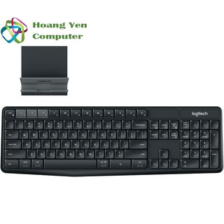 Bàn Phím Không Dây Logitech K375S Kết Nối 3 Thiết Bị, Kèm Giá Đỡ Điện Thoại - BH 24 Tháng Chính Hãng