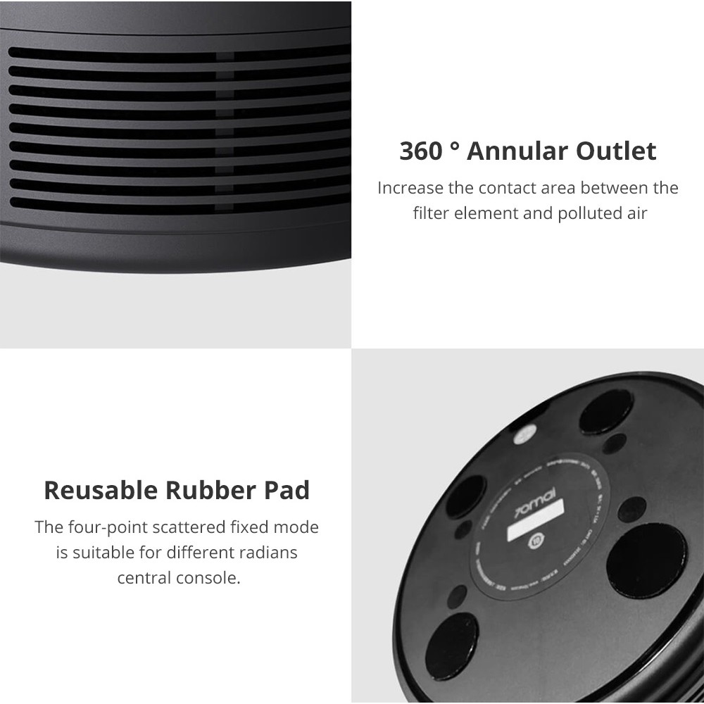 Máy lọc không khí trên xe ôtô Xiaomi Midrive 70Mai Pro, Smartmi Car Air Purifier