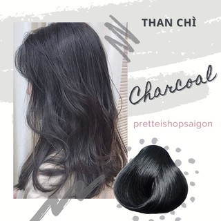 [kèm Trợ Nhuộm+Dưỡng] Kem Nhuộm Tóc Màu THAN CHÌ - Không Tẩy