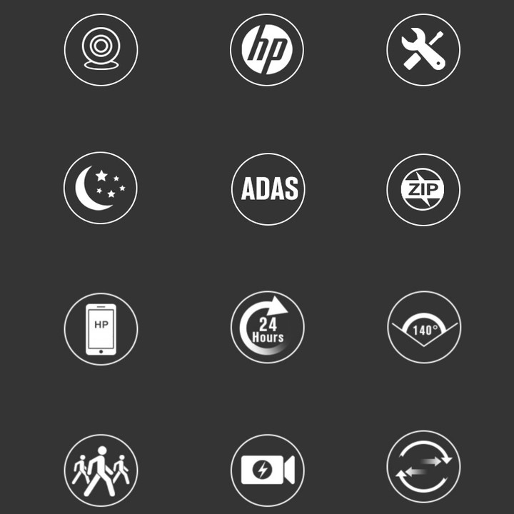 Camera hành trình ô tô HP f960x tích hợp Wifi GPS | BigBuy360 - bigbuy360.vn