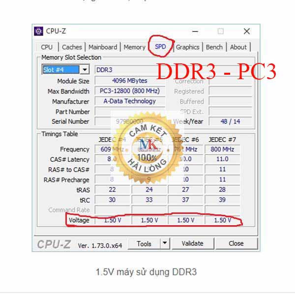 Ram Laptop DDR3 8GB 1333/1600Mhz ( PC3- 10600s/PC3-12800s)