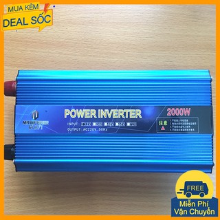 Bộ chuyển đổi nguồn điện, bộ kích điện 24V lên 220V 2000W