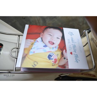 Combo 6 album thiết kế bìa và 4 ảnh 13x18 nhựa