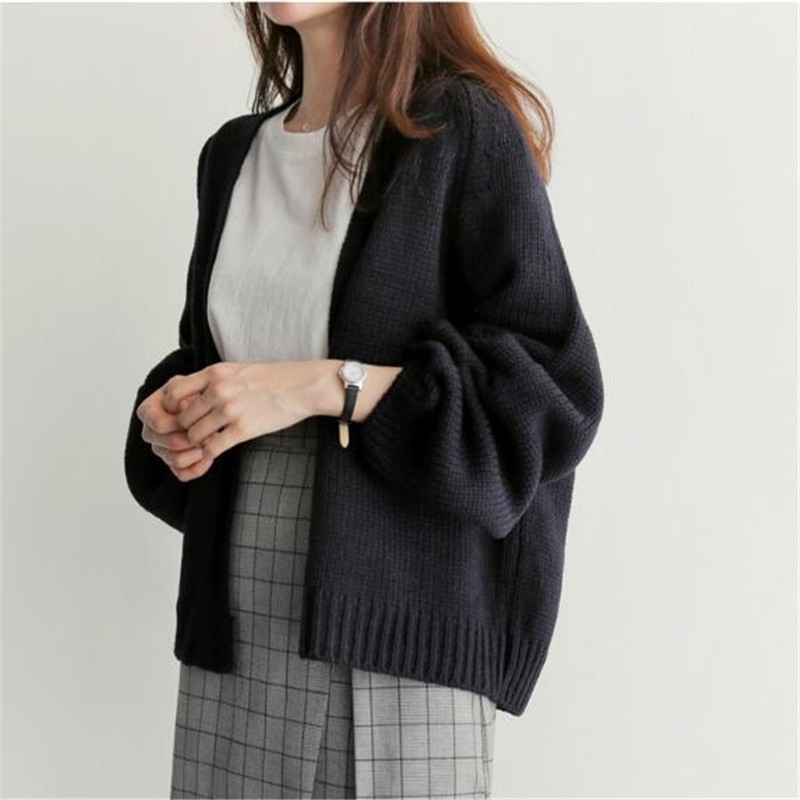 Áo khoác cardigan 💖 FreeShip đơn 50k 💖 Áo len dáng dài có túi rộng rãi Hàn Quốc | BigBuy360 - bigbuy360.vn