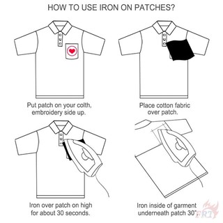 Sticker thêu, patch thêu dán quần áo, mũ, nón