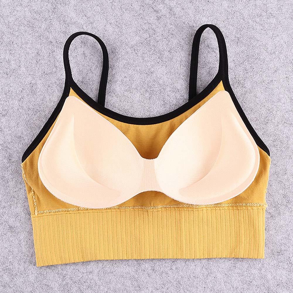 Áo Ngực Thể Thao Nâng Ngực Chất Liệu Nylon In Chữ Phong Cách Hàn Quốc Thời Trang Quyến Rũ Cho Nữ