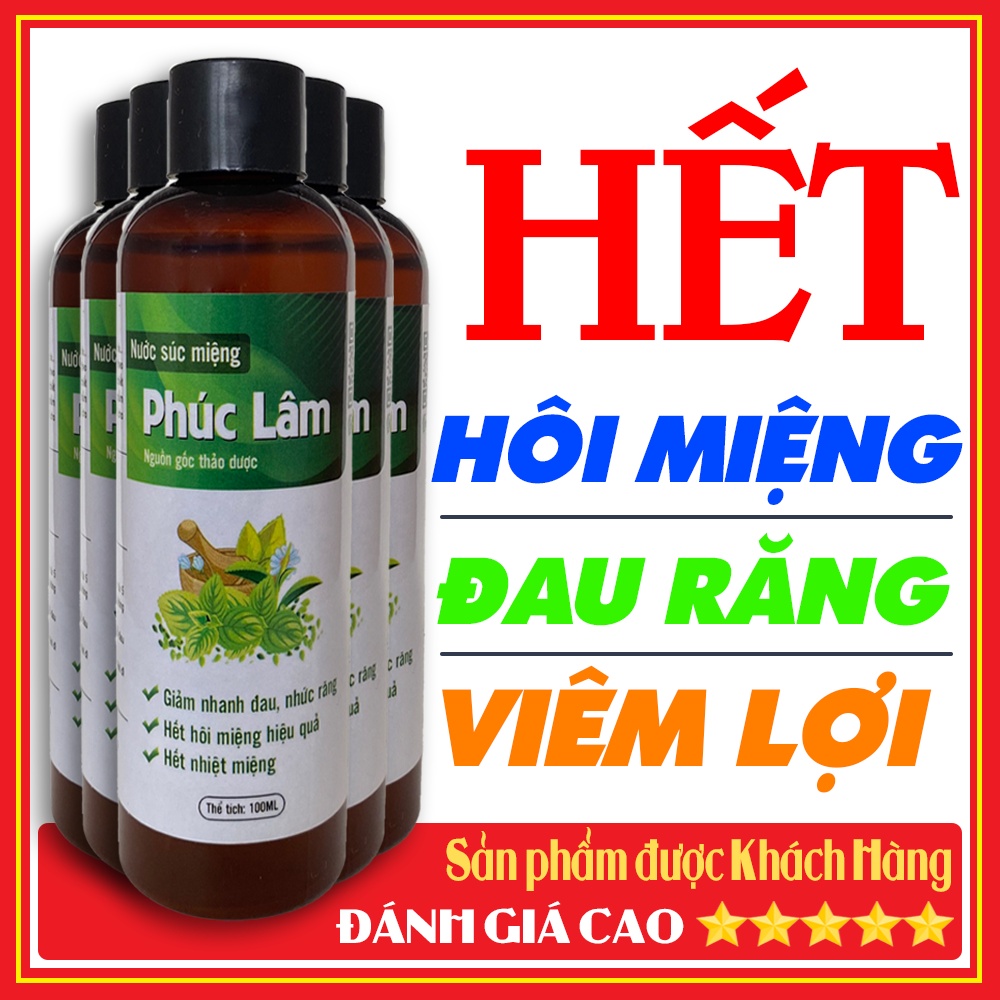 Nước súc miệng HẾT HÔI MIỆNG - HẾT NHIỆT MIỆNG - HẾT SÂU RĂNG