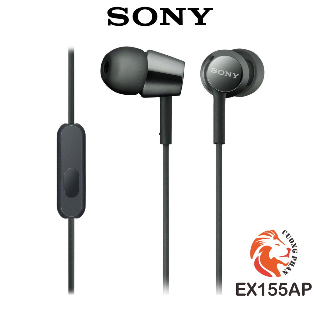 Tai Nghe Nhét Tai Có Mic Sony EX155AP |Chính Hãng Sony Việt Nam| Bảo Hành 12 Tháng Toàn Quốc