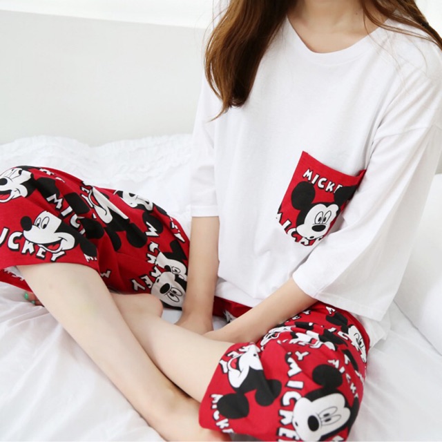 Đồ bộ mặc nhà chuột Mickey xinh xắn
