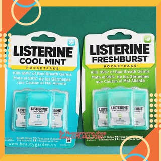 Miếng Ngậm Thơm Miệng Listerine Pocketpaks