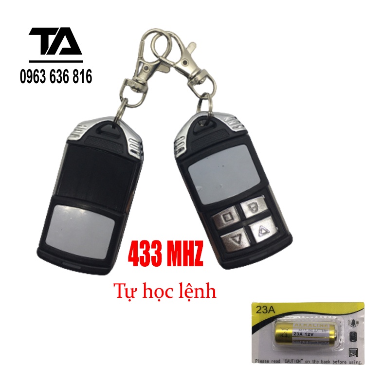 ( Tự Học Lệnh ) Điều khiển cửa cuốn 433 MHZ tự học lệnh - CHÍNH HÃNG