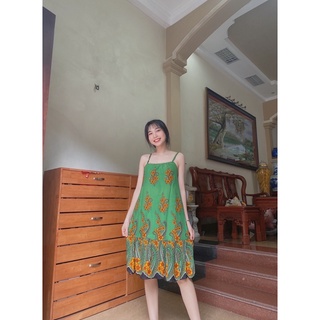 Váy hai dây chất mát ( ảnh thật )