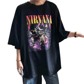 Áo Thun Nam Nữ VN CLO in hình và chữ nirvana - AT085