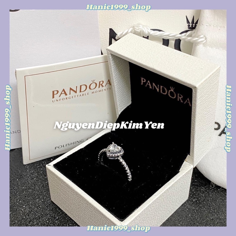 Nhẫn Trái Tim Pa.n.dora - Elevated Heart Ring 🤍  - Inbox Shop Tư vấn size nhẫn