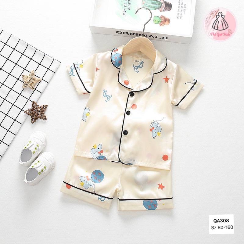 Pijama trắng chuột